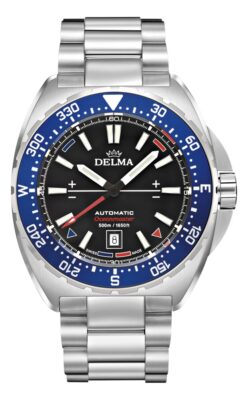 Hodinky Delma Oceanmaster stříbrný řemínek