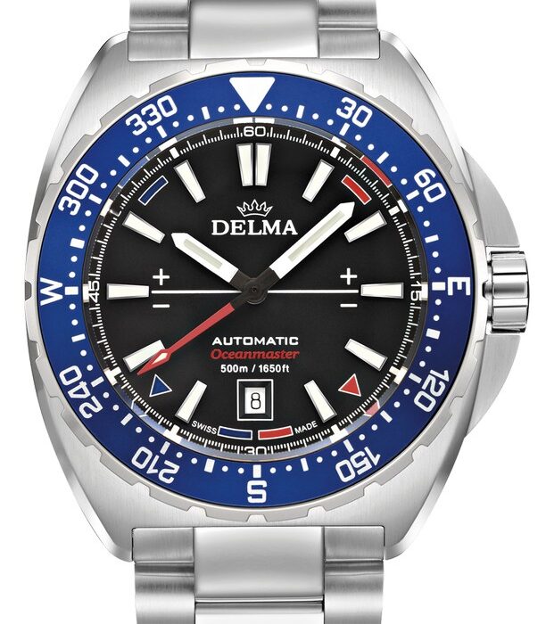 Hodinky Delma Oceanmaster stříbrný řemínek