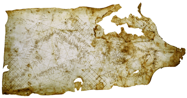 Carta Pisana (konec 13. stol.), dochovaný fragment