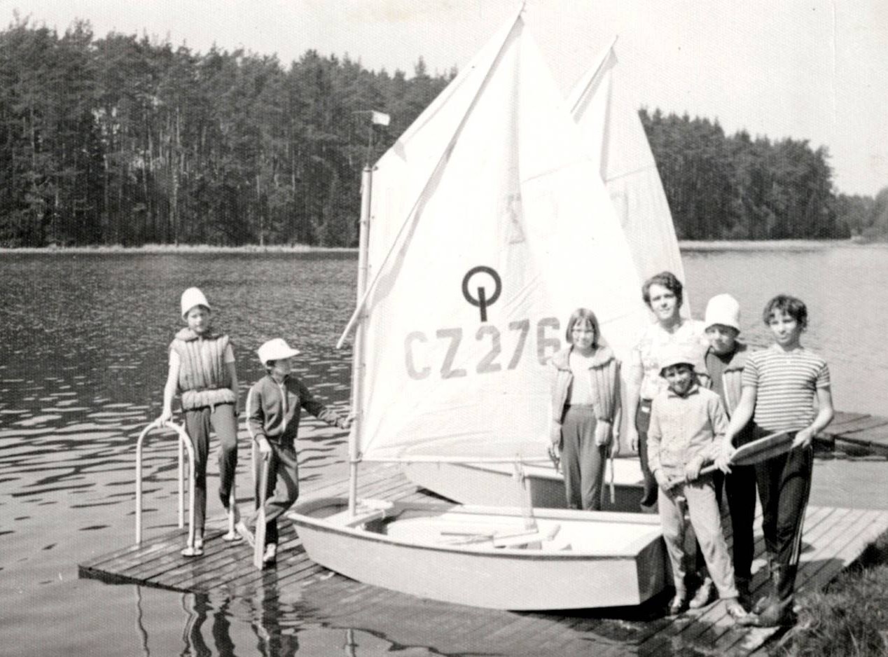 Stanislav Zikmund - rok 1975 - závody Optimist