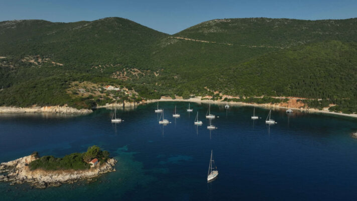 Pláž Marmagkas v Řecku