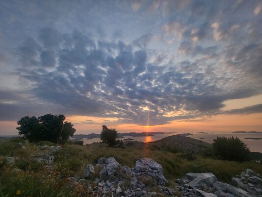Západ slunce v Chorvatsku