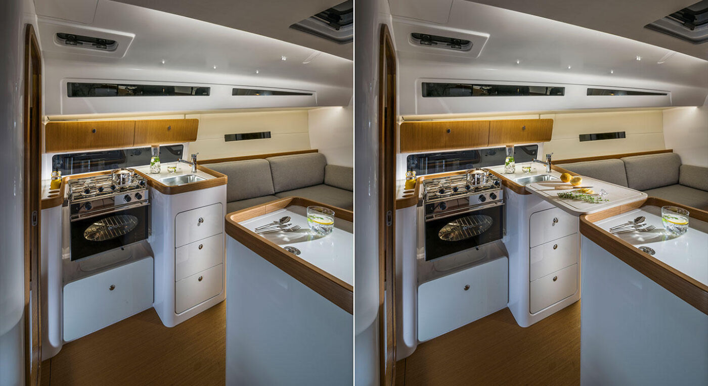 Beneteau First 36 - kychyně