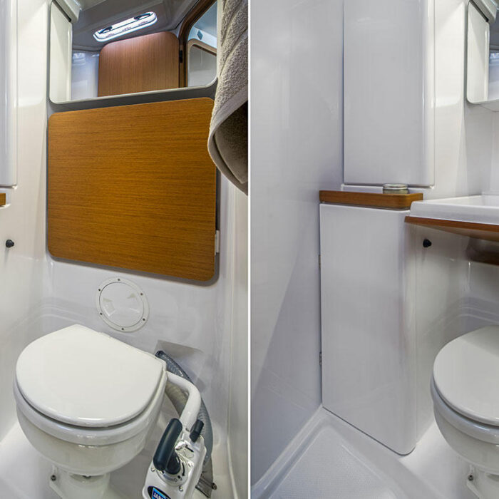 Beneteau First 36 - toaleta