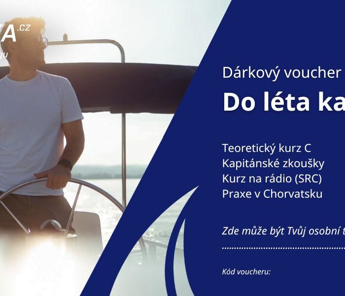 Dárkový poukaz na balíček do léta kapitánem