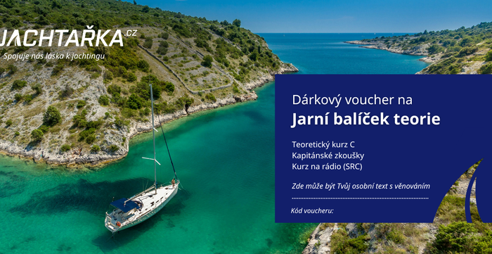 Dárkový poukaz na Jarní balíček teorie v obdélníkové variantě