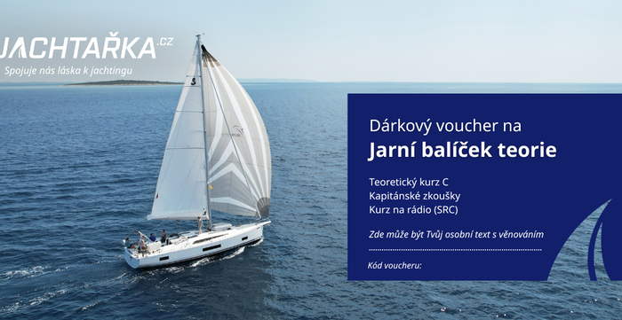 Dárkový poukaz na Jarní balíček teorie v obdélníkové variantě