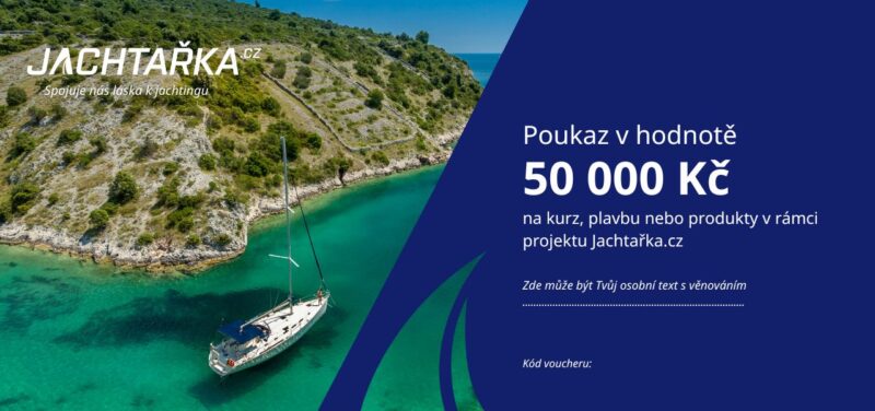 Jachtarsky poukaz 50000 zkoseny 2
