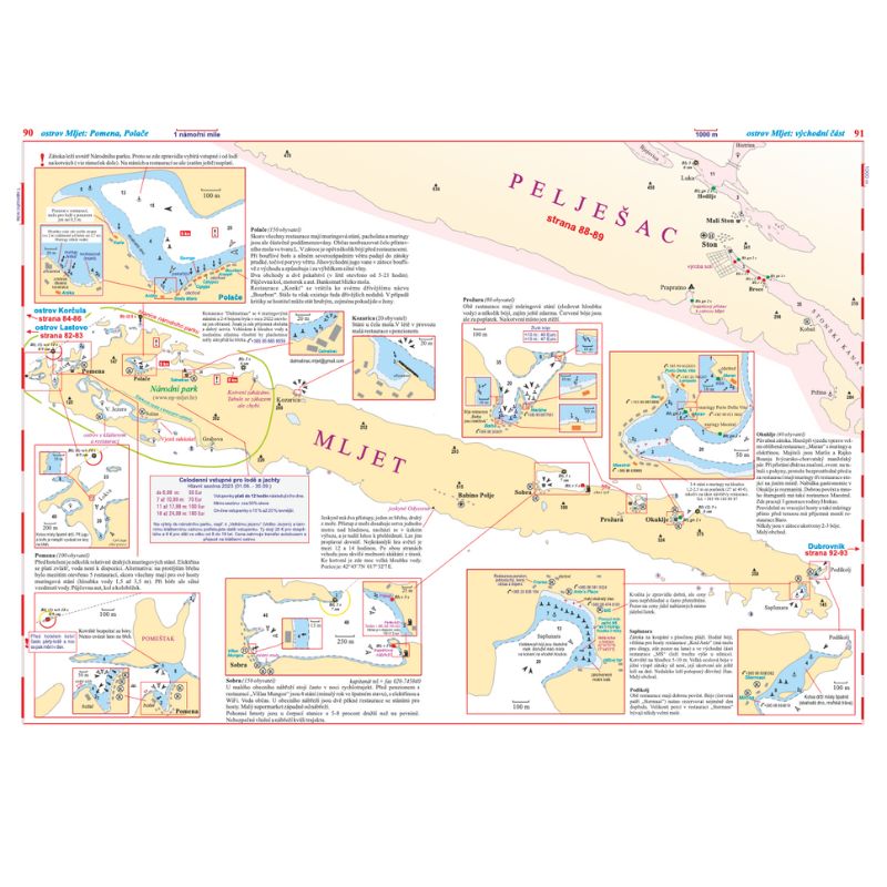 Náhled knihy 888 přístavů a zátok Chorvatsko_2 Náhled knihy 888 přístavů a zátok Chorvatsko_2