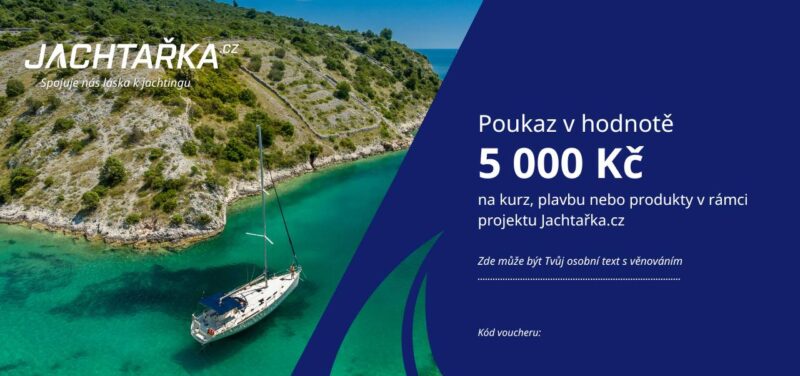Poukaz v hodnotě 5000 Kč na kurz, plavbu nebo produkty