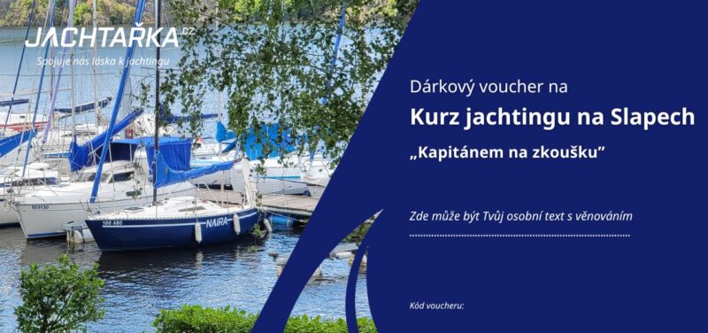 Dárkový voucher Kurz jachtingu na slapech zkosený naira 1 - přístav