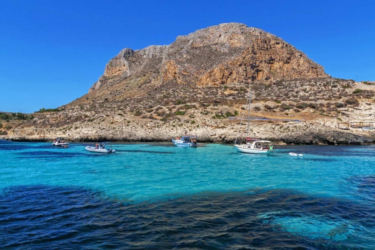 Favignana - pohled na ostrov