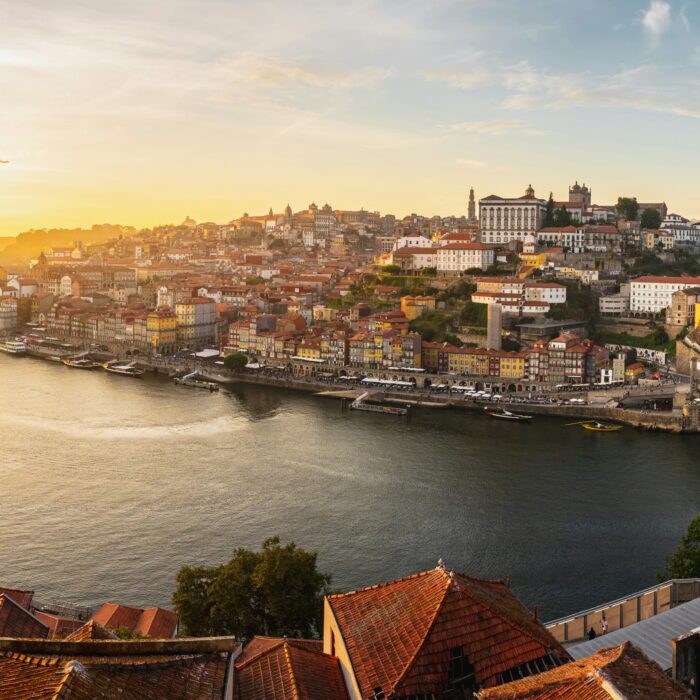 Pohled na město Porto