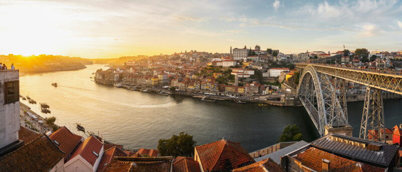 Pohled na město Porto