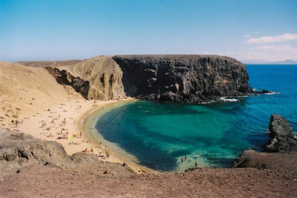 Yaiza pláž Lanzarote