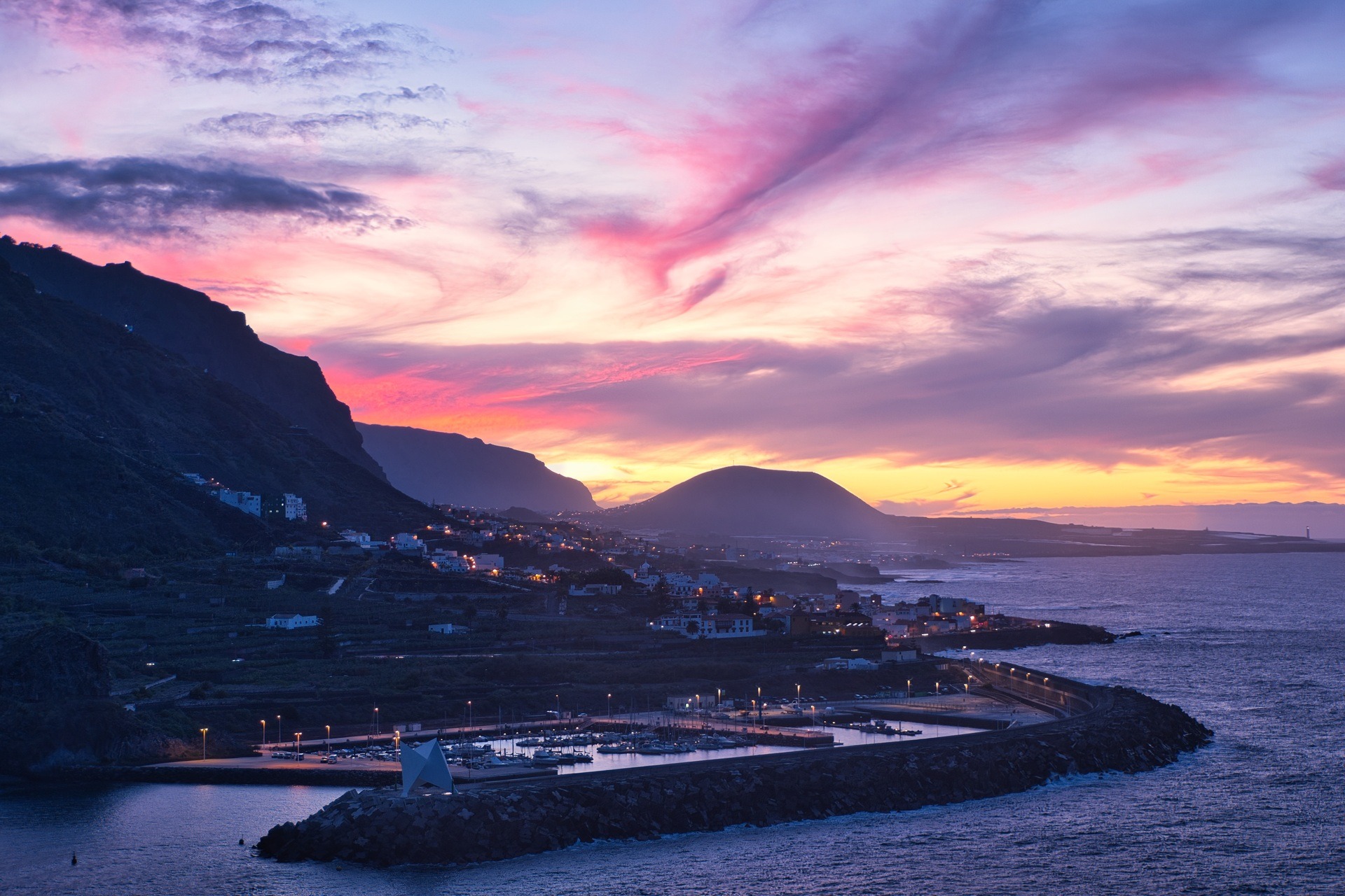 Západ slunce na Tenerife